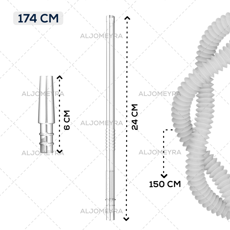 شلنگ قلیان یکبار مصرف جمع‌شو اکونومی