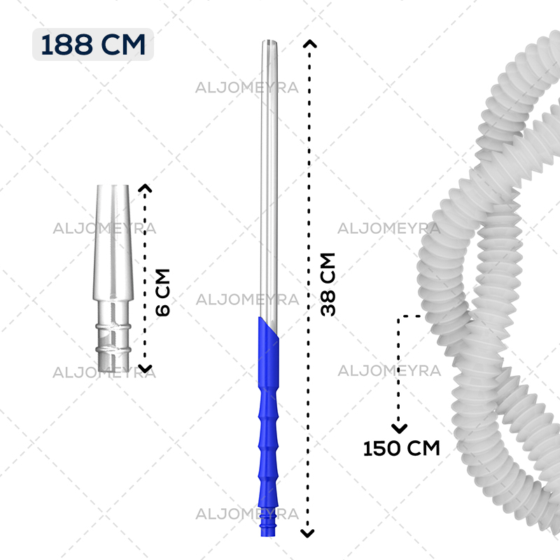 شلنگ قلیان یکبار مصرف جمع‌شو فیوژن